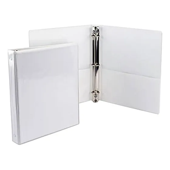 Carpeta 3 Aros De 1  Blanca Tamaño Oficio