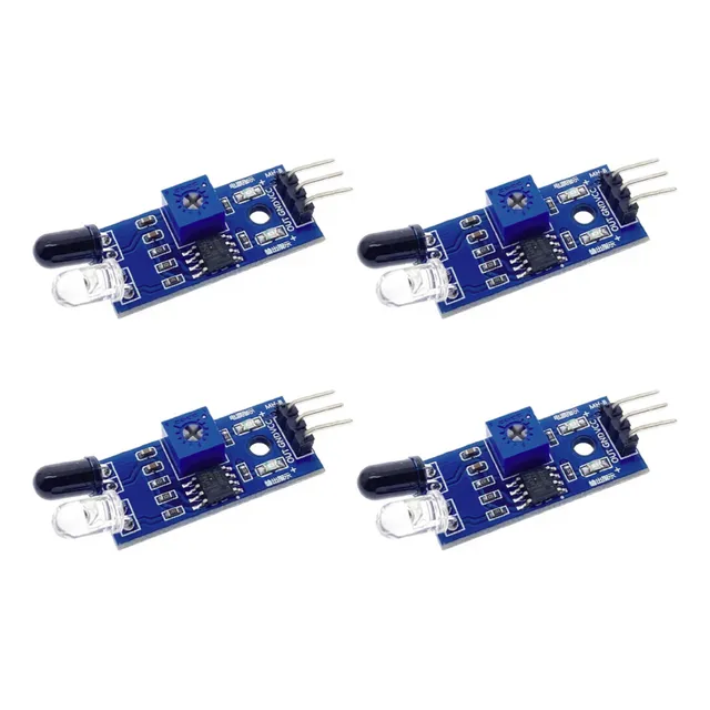 Modulo Sensor Infrarrojo Fc-51 De 5vdc 4 Unidades 