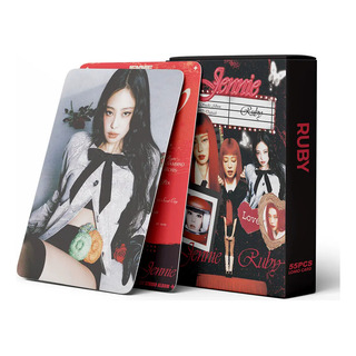 55 Photocards Jennie De Blackpink - Ruby 55 Photocards Jennie De Blackpink - Ruby