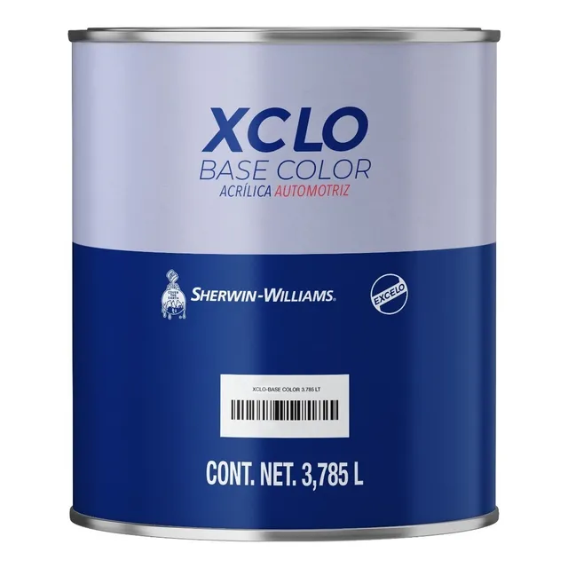 Base Color Xclo Negro Super Intenso 3.785lt Sherwin Williams