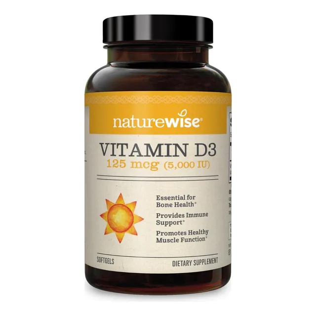 Vitamina D3 5000 Iu Naturewise 360 Softgel