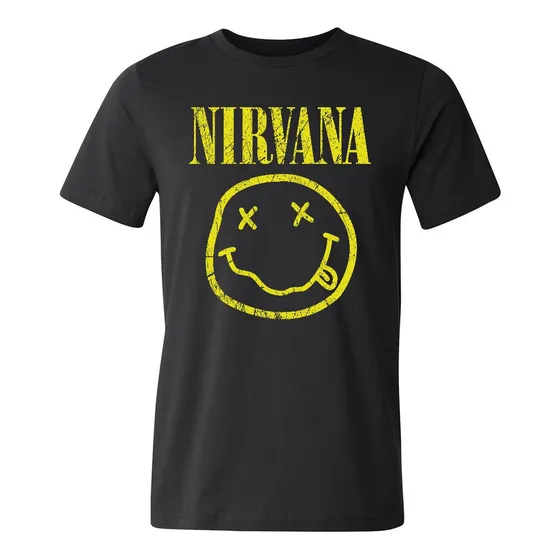 Remera Nirvana Smiley
