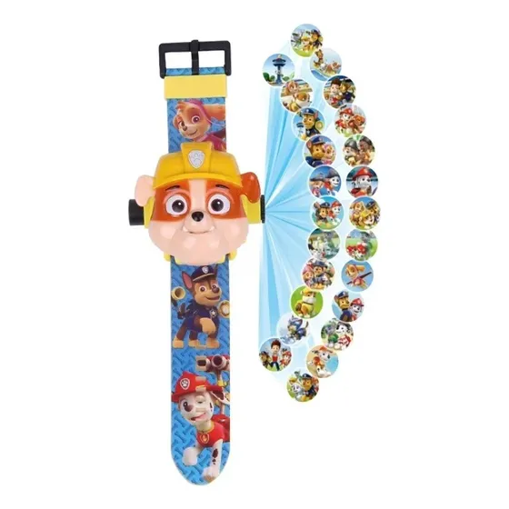 Reloj Proyector Imágen Digital Rubble Paw Patrol