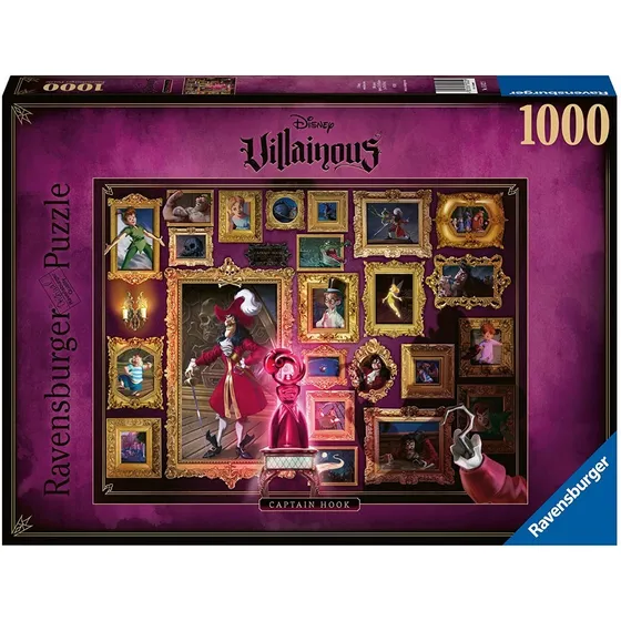 Rompecabezas Ravensburger Disney Villanous Capitán Garfio 