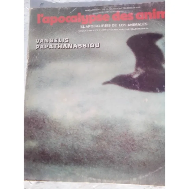 Vinilo Vangelis Apocalipsis De Los Animales 