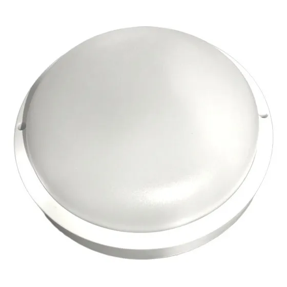 Aplique Plafón Estanco Tortuga Redonda 20w Pila By Philips Color Blanco Neutro 20 Wats