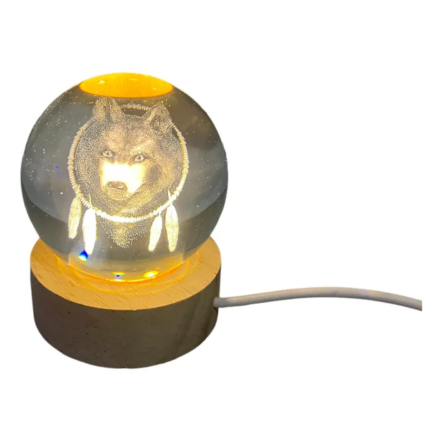 Lámparas De Cristal,esferas 3d Decorativas,para Escritorio