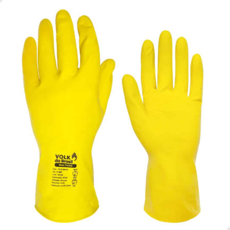 06 Pares Luva Limpeza Domestica Látex Impermeável Multiuso 06 Pares Luva Limpeza Domestica Látex Impermeável Multiuso