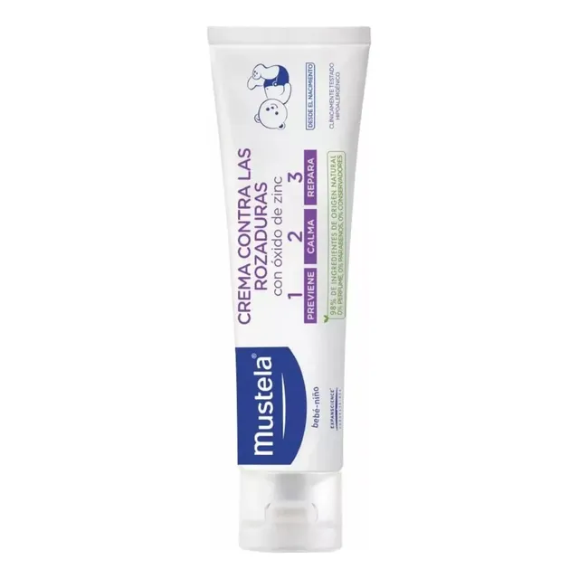 Crema Contra Rozaduras 1-2-3 Oxido De Zinc Mustela