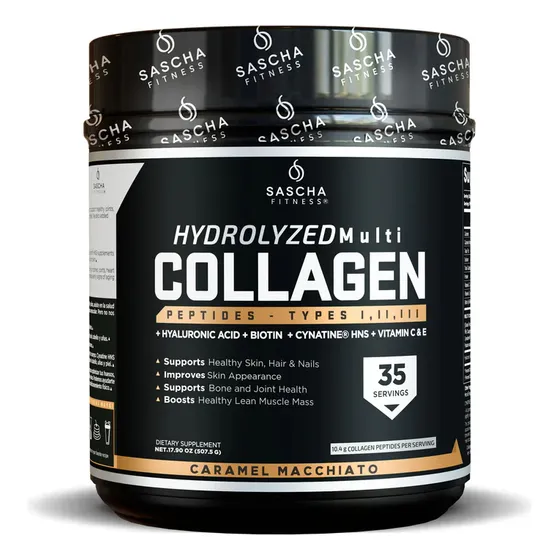 Colageno Caramel Macchiato Sascha Fitness (507.5g)