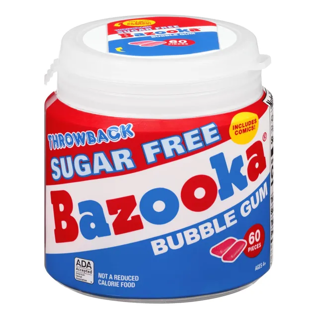 Chicle Bazooka Sugar Free Buble Gum Sabor Original Chichets