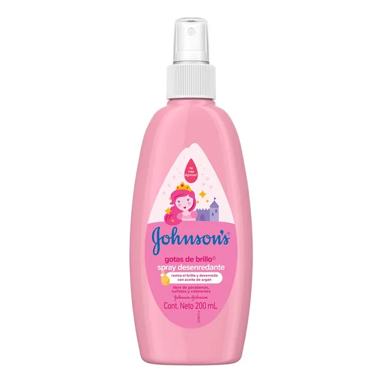 Spray para peinar para niños JOHNSON'S® GOTAS DE BRILLO® x 200 ml