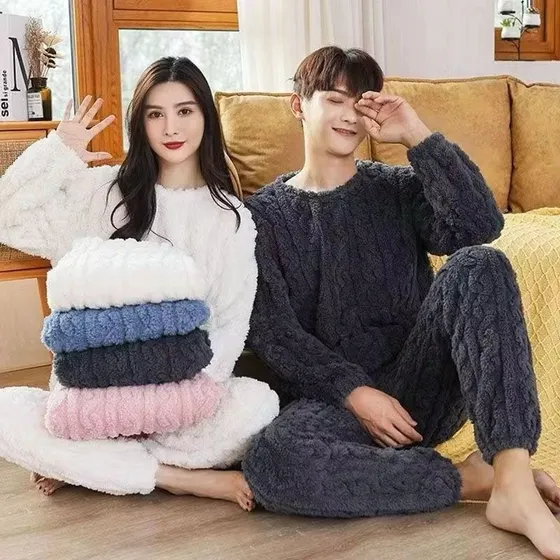 Pijamas Unixes Polar Trenzado