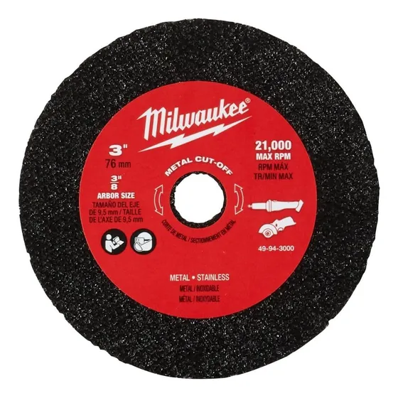 Disco De Corte Para Metal Milwaukee 7,62 Cm, Paquete De Unid