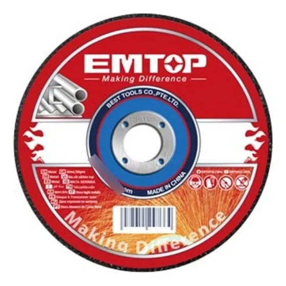 Disco De Corte 115x1,2 Metal Inoxidable X Unidad Emtop