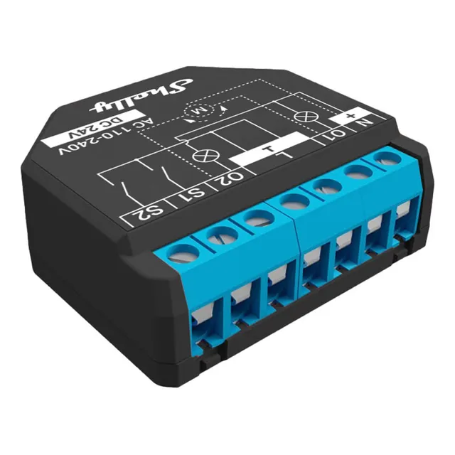 Shelly Interruptor Doble Rele 2 Pm Producto Automatizacion