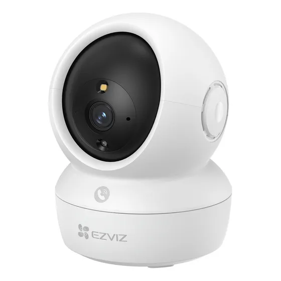 Ezviz H6c Pro 2k+ Cámara De Seguridad Wifi 4mp Pt Alexa To Color Blanco