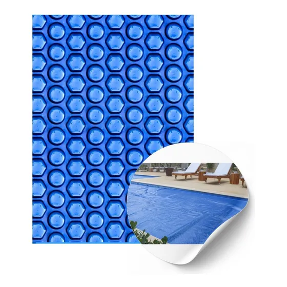 Capa Manta Lona Térmica Piscina 3x4,50 Atco 300 Micras Blue