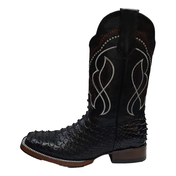 Bota Vaquera Rodeo Imitación Pitón Caballero Villanazo