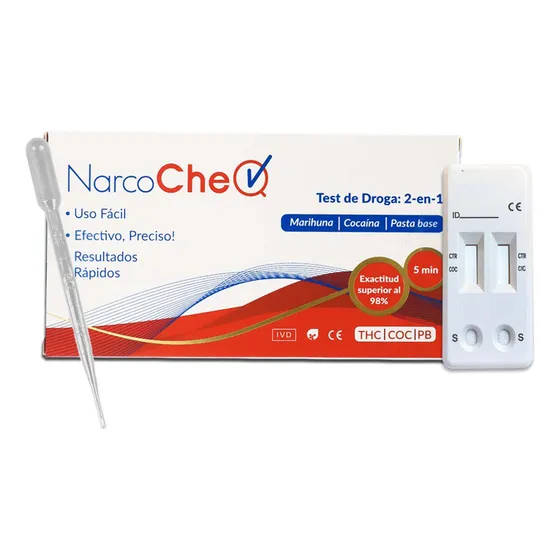 Test De 2 Drogas (coc-thc-pb) En Orina