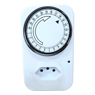 Timer Temporizador Analógico De Tomada Bivolt 24h Timer Temporizador Analógico De Tomada Bivolt 24h