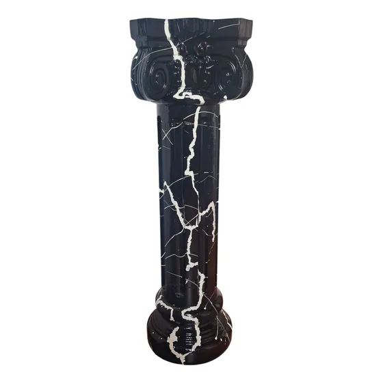 Coluna Grego Romana 80cm Mármore Sintético Luxo