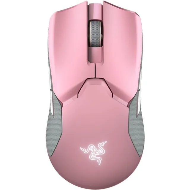 Mouse gamer de juego inalámbrico recargable Razer Viper Ultimate with charging dock quartz