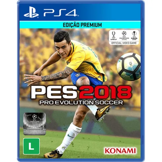 Jogo Pes 2018 Pro Evolution Soccer Ps4 Físico