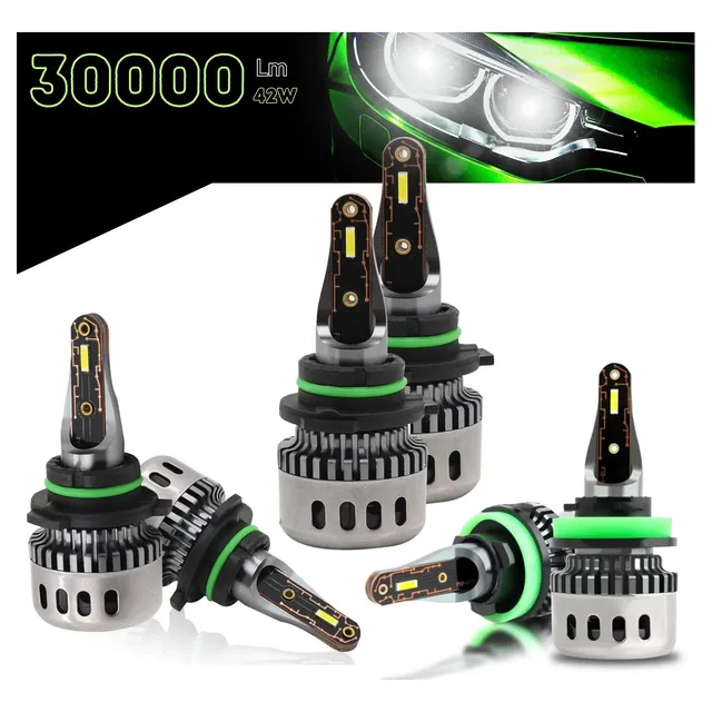 Kit Lampada Led Nano 30000 Lumens 6500k Alto Baixo Milha 12v
