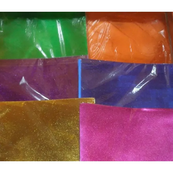 Goma Eva Metalizada Brilla Sin Manchar 40x 60 Cm X 2 Unid