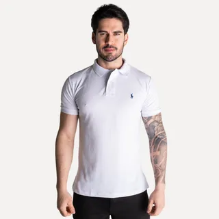 Polo Masculina Ralph Lauren Slim Fit Piquet Casual Polo Masculina Ralph Lauren Slim Fit Piquet Casual