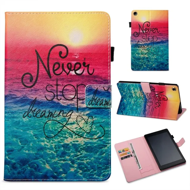 Funda De Piel Para Tablet Amazon Fire Hd8/hd8 Plus 2020