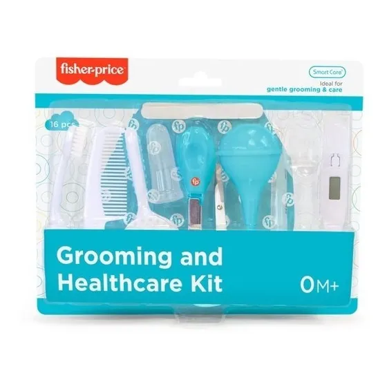 Kit De Cuidado Y Aseo Para Bebe Fisher-price Set 16 Piezas 