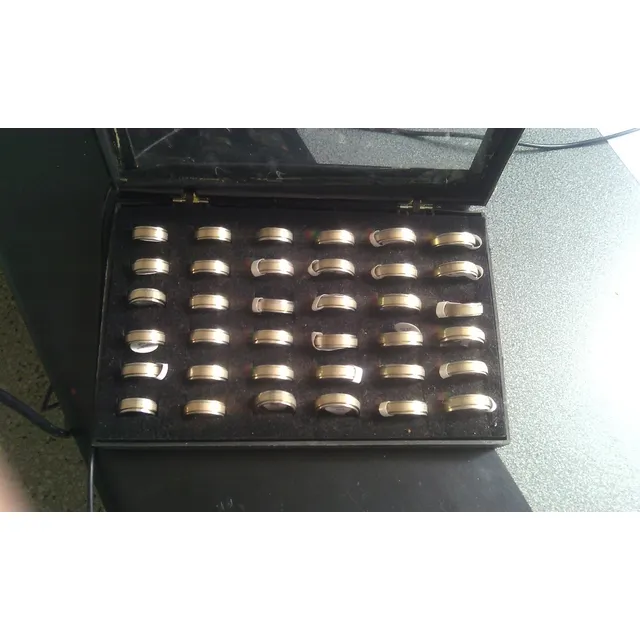 Anillos De Acero Antiestres Del Padre Nuestro( 18 $ La Caja)