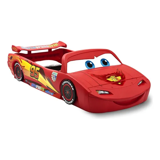 Base De Cama Delta Children Con Forma De Carro Color Rojo
