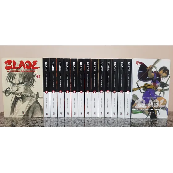 Mangás Blade A Lâmina Do Imortal Volumes 1 Ao 15 Coleção Completa