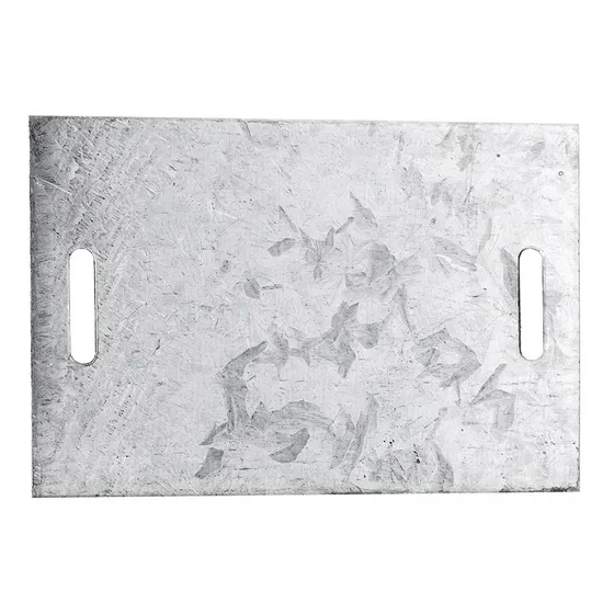 Tapa Ciega Metalica Rectangular Para Caja 10x5cm