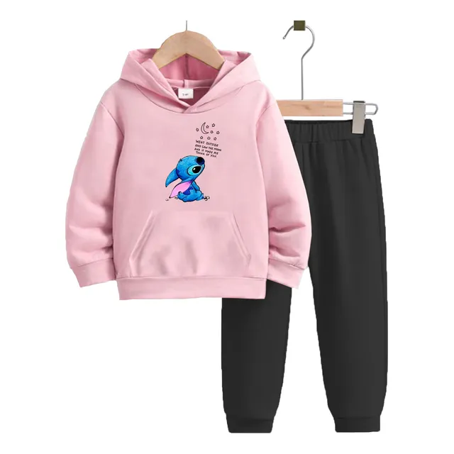 Kit Conjunto Infantil Blusa E Calça Flanelado Lilo Sticth Kit Conjunto Infantil Blusa E Calça Flanelado Lilo Sticth