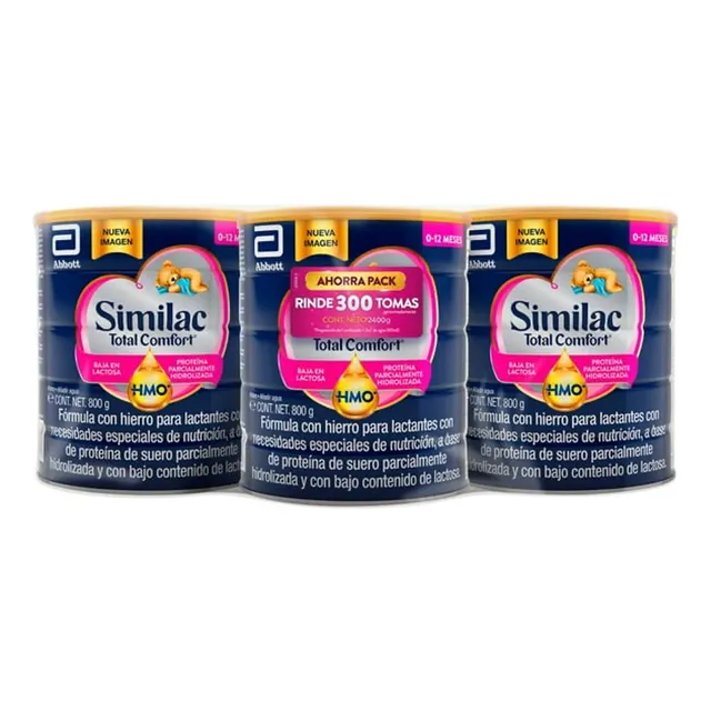 Formula Etapa 1 Total Comfort Similac 3 Latas 800 Gr C/u