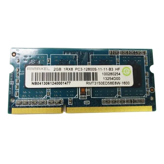 Memoria Ram So-dimm 2gb Ddr3 Pc3-12800 1600mhz Para Laptop