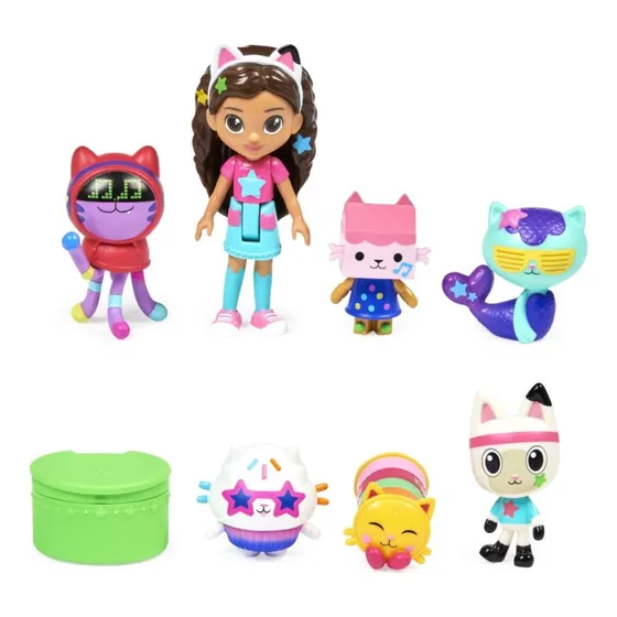 Set Figuras Gabby's Dollhouse Fiesta De Baile