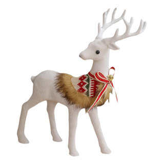 Figura De Alce Navideño De Ciervo Mirando Hacia Atrás Elk Figura De Alce Navideño De Ciervo Mirando Hacia Atrás Elk