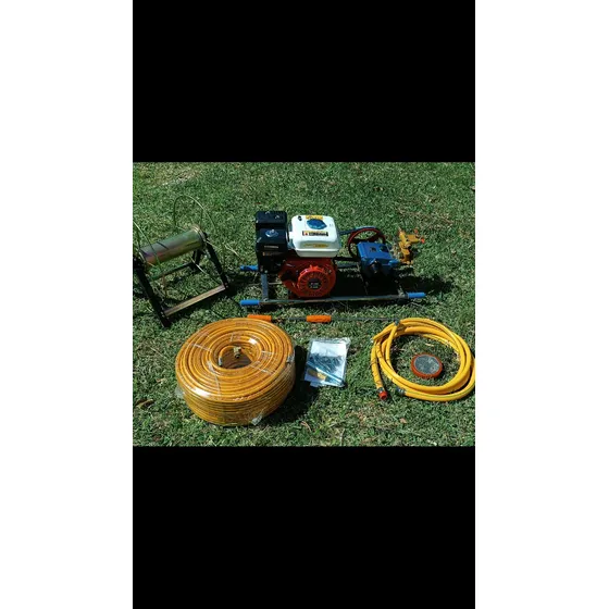 Fumigadora Estacionaria Motor 6,5  Hp Y Bomba De 22mm