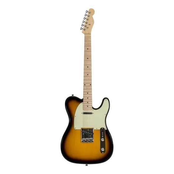 Guitarra elétrica Michael TL Michael Slide GM385N telecaster de tília vintage sunburst verniz com diapasão de bordo