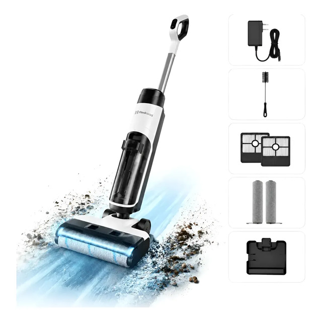 Aspirador De Pó Vertical Seco Úmido Redroad W15 200w 910ml Branco 127/220v