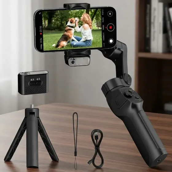 Estabilizador Gimbal 3 Ejes Con Rastreador Magnético Ia