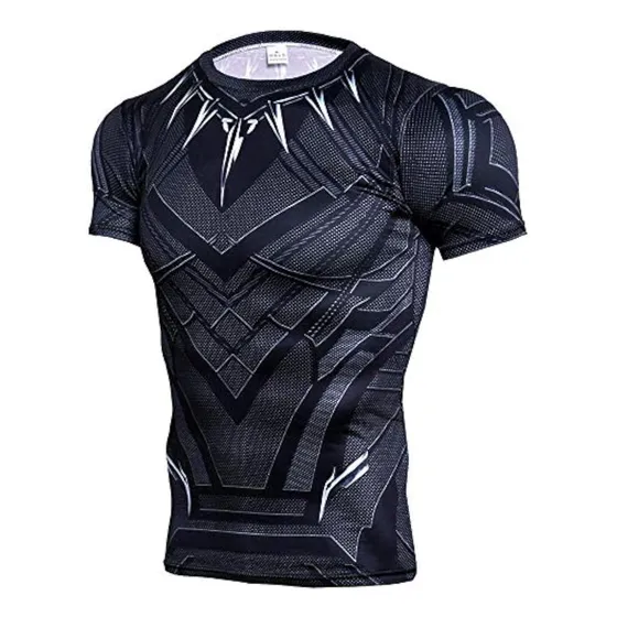 Camisetas Licras/gym Superman/capitan/batman Ofertas