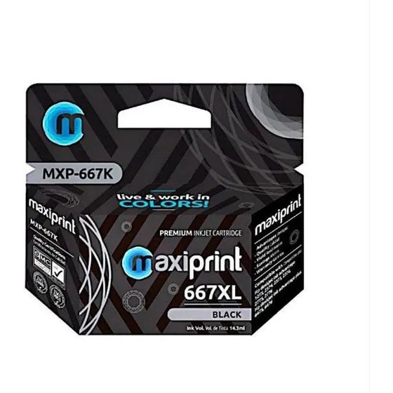 Cartucho  Compatible Hp 667xl Negro