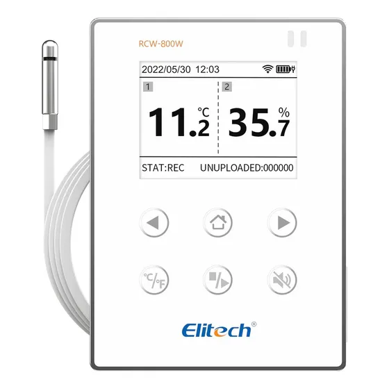 Datalogger Temperatura Y Humedad Wifi Elitech Rcw-800w-the