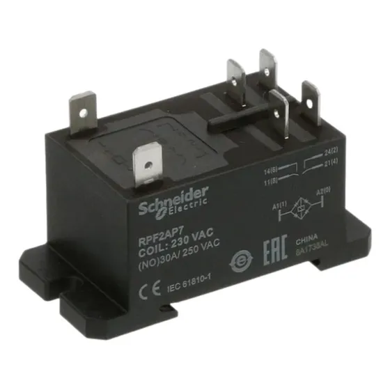 Relé De Potência 230vca 30a 2na 50/60hz Pino Tipo Flat